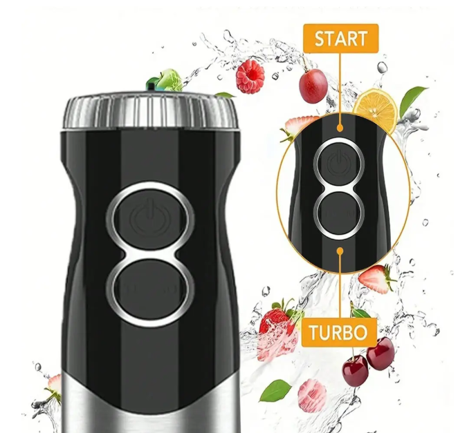 Погружной блендер SOKANY SK-02006 2 скорости Turbo нержавеющая сталь 800 Вт - изображение 3