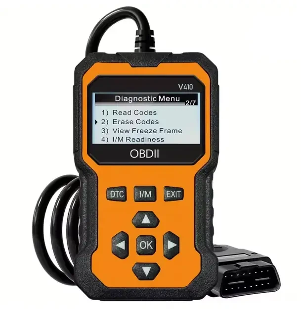 Сканер диагностики авто V410 OBD2 Yellow-Black - изображение 3