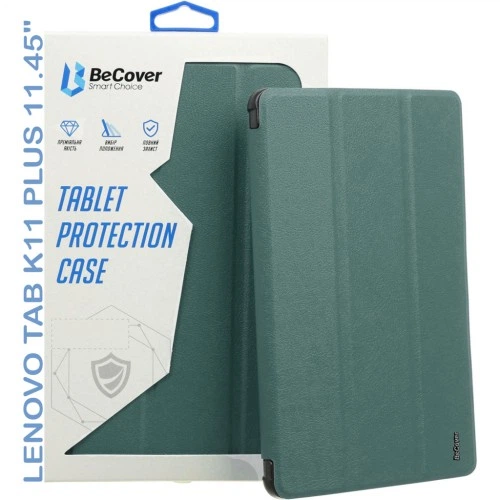 Чохол до планшета BeCover Smart Case Lenovo Tab K11 Plus TB-352F 11.45" Dark Green (711850) BeCover 711850 918805 - зображення 6