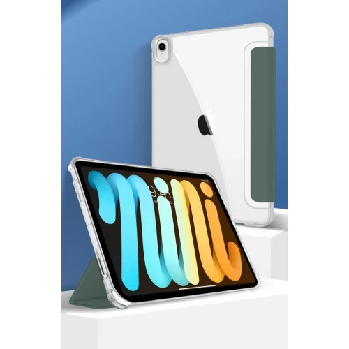 Чохол до планшета BeCover Soft Edge with Apple Pencil Holder iPad Mini 7 2024 Dark Green (712466) BeCover 712466 919707 - зображення 2