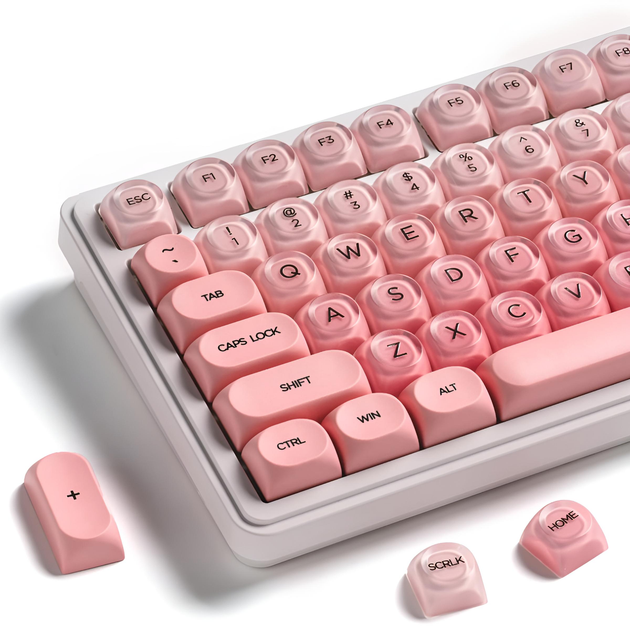 Комплект кейкапів XVX Pink Blush для клавіатури, 132 штуки - зображення 8