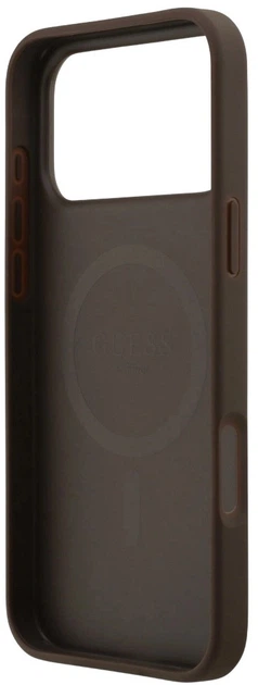 Панель Guess 4G Circle Classic Logo MagSafe для Apple iPhone 17 Pro Max Brown (3666339490034) - зображення 6
