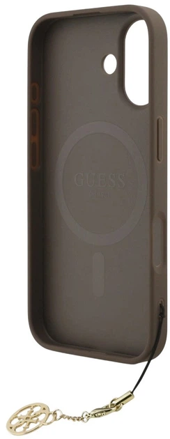Панель Guess 4G Charms Collection MagSafe для Apple iPhone 17 Brown (3666339525613) - зображення 5