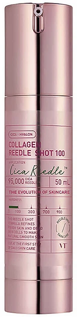Сыворотка-бустер со спикулами и коллагеном VT Cosmetics Collagen Reedle Shot 100 – 50 мл - изображение 2