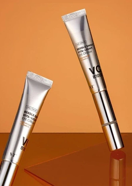 Осветляющий крем для кожи вокруг глаз VT Cosmetics Reedle Shot Vita-Light Eye Cream, 15 мл - изображение 4