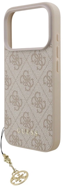 Панель Guess 4G Charms Collection MagSafe для Apple iPhone 17 Pro Max Pink (3666339525941) - зображення 4