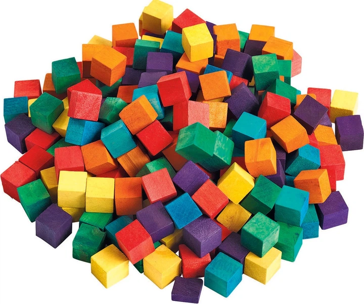 Klocki drewniane Colorations kolorowe 196 elementów 6040068 (191487015189) - obraz 2