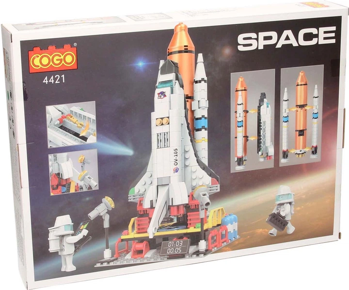 Klocki konstrukcyjne Cogo stacja uruchamiająca 404 elementy 7895887 (8718012050860) - obraz 4