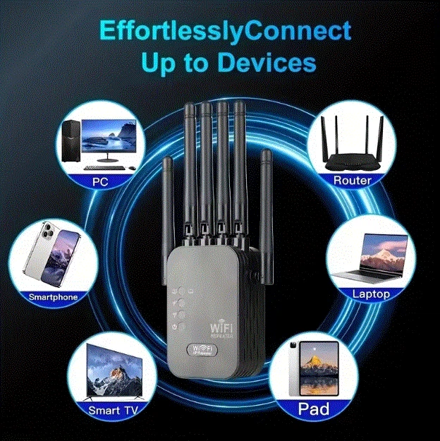 Усилитель сигнала Wi-Fi для роутера Wi-Fi репитер - Фото 2 Усилитель сигнала Wi-Fi для роутера Wi-Fi репитер - изображение 2