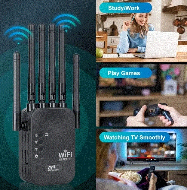 Усилитель сигнала Wi-Fi для роутера Wi-Fi репитер - Фото 5 Усилитель сигнала Wi-Fi для роутера Wi-Fi репитер - изображение 5