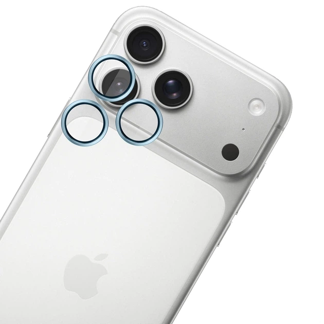 Szkło hartowane 3MK HARDY Lens Protection Pro do Apple iPhone 17 Pro / 17 Pro Max Blue (5903108670067) - obraz 2