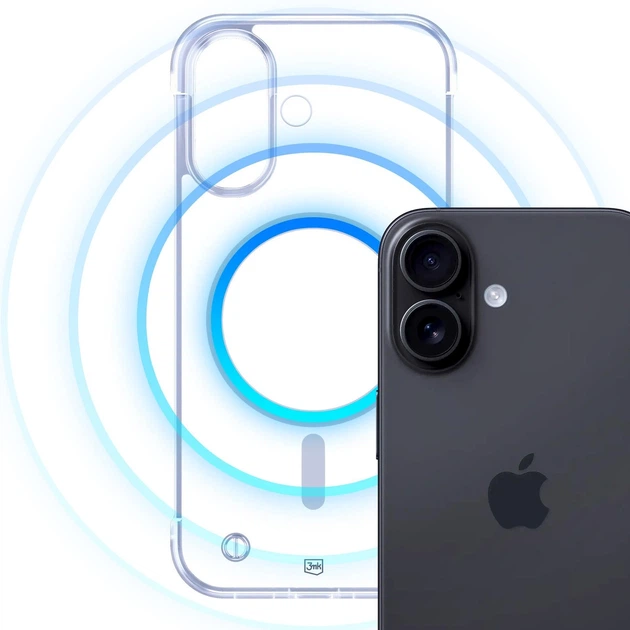 Панель 3MK Just20g MagCase для Apple iPhone 17 Clear (5903108664783) - зображення 3