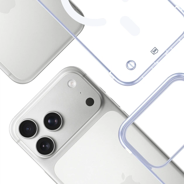 Панель 3MK Just20g MagCase для Apple iPhone 17 Pro Clear (5903108664899) - зображення 5