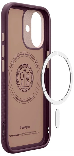 Панель Spigen Nano Pop Mag MagSafe для Apple iPhone 17 Burgundy (8800283314977) - зображення 7