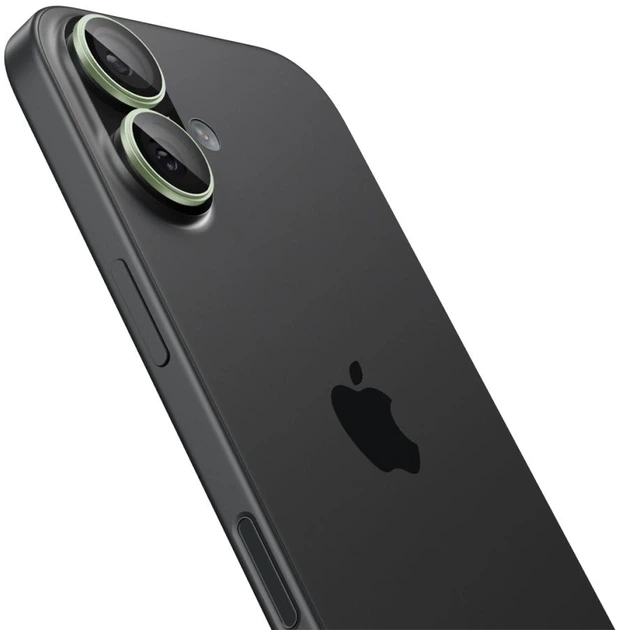 Szkło hartowane Spigen Optik Pro GLAS.TR ”EZ FIT” 2-pack do Apple iPhone 16 / 16 Plus / 17 Green (8800283312614) - obraz 4