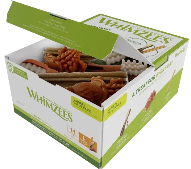 Жувальні палички для собак Whimzees Variety L 14 шт 840 г (8718627754993) - зображення 3