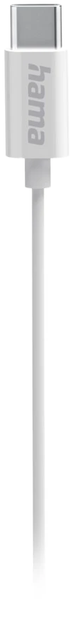 Навушники Hama Curly USB-C White (4047443542267) - зображення 4