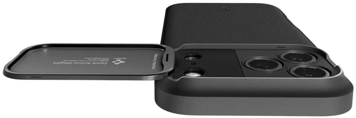 Панель Spigen Optik Armor MagSafe для Apple iPhone 17 Pro Max Black (8800283310290) - зображення 11