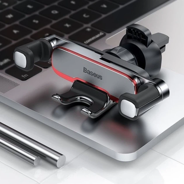 Автомобільний тримач для смартфонів Baseus Mr Hui Gravity, Silver - Фото 6 Автомобільний тримач для смартфонів Baseus Mr Hui Gravity, Silver - зображення 6