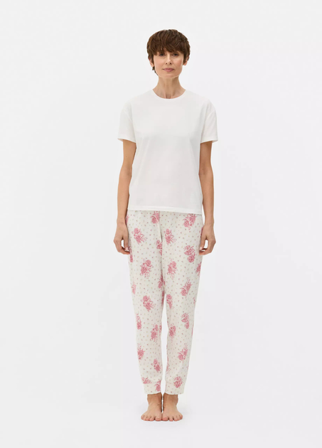 Пижамные хлопковые штаны Primark Printed Bottom Pyjama XS Низ пижамы Белый (8943) - изображение 2
