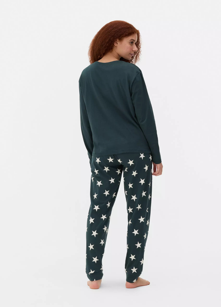 Домашний пижамный Лонгслив Primark Long sleeve Pyjama XL Для дома и сна Зеленый (8950) - изображение 3
