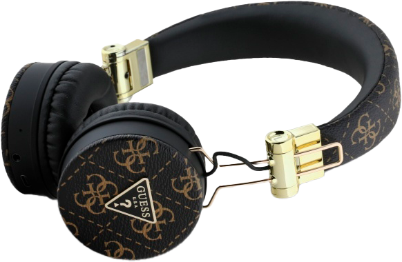 Słuchawki Guess Triangle Round Shape Black (3666339328986) - obraz 2