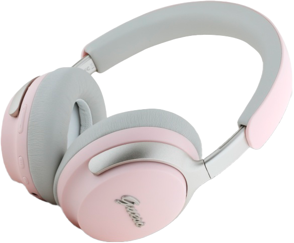 Навушники Guess Metal Script Logo Pink (3666339346942) - зображення 2