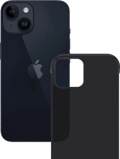 Etui plecki 3MK Just20g Matt Case do Apple iPhone 15 Matte Black (5903108609883) - obraz 2