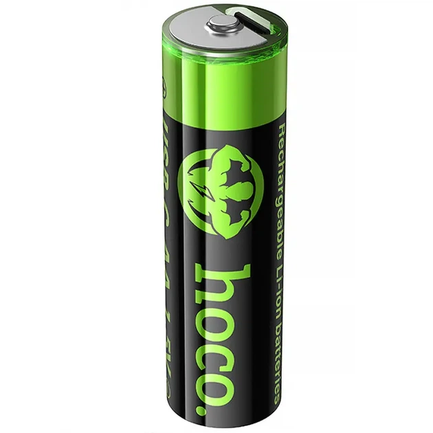 Акумуляторні батарейки Hoco JA3 Energy AA 2 pcs Black - Фото 6 Акумуляторні батарейки Hoco JA3 Energy AA 2 pcs Black - изображение 6