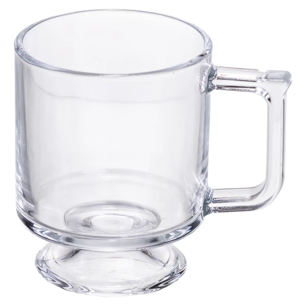 Набір чашок 6 шт для чаю та кави Goblet по 300 (мл) кружки скляні Прозорий HP-19-L6 - Фото 2 Набір чашок 6 шт для чаю та кави Goblet по 300 (мл) кружки скляні Прозорий HP-19-L6 - зображення 2