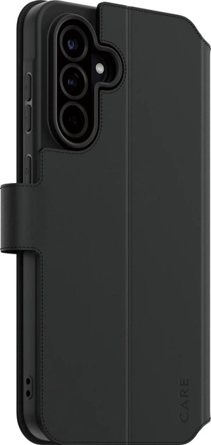 Etui z klapką PanzerGlass CARE Feature Wallet Kickstand do Samsung Galaxy A36 5G Black (5715685016684) - obraz 2