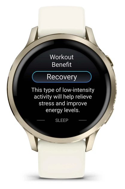 Смарт-годинник Garmin Venu 4 41 mm Lunar Gold with Bone Silicone Band (010-03013-00/40) - изображение 6