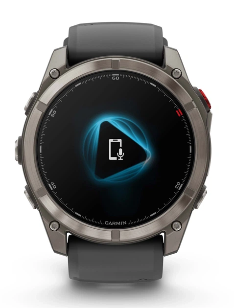 Смарт-годинник Garmin Fenix 8 Pro 51 mm AMOLED Carbon Gray DLC Titanium with Black/Pebble Gray (010-03199-00/01) - Фото 7 Смарт-годинник Garmin Fenix 8 Pro 51 mm AMOLED Carbon Gray DLC Titanium with Black/Pebble Gray (010-03199-00/01) - изображение 7
