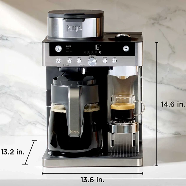 Кавоварка Ninja Prestige DualBrew System CFN802 Black - изображение 5