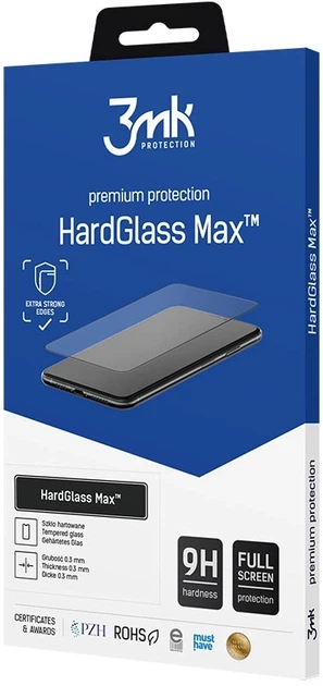 Szkło hartowane 3MK HardGlass Max do Apple iPhone 17 Pro Max (5903108679930) - obraz 2