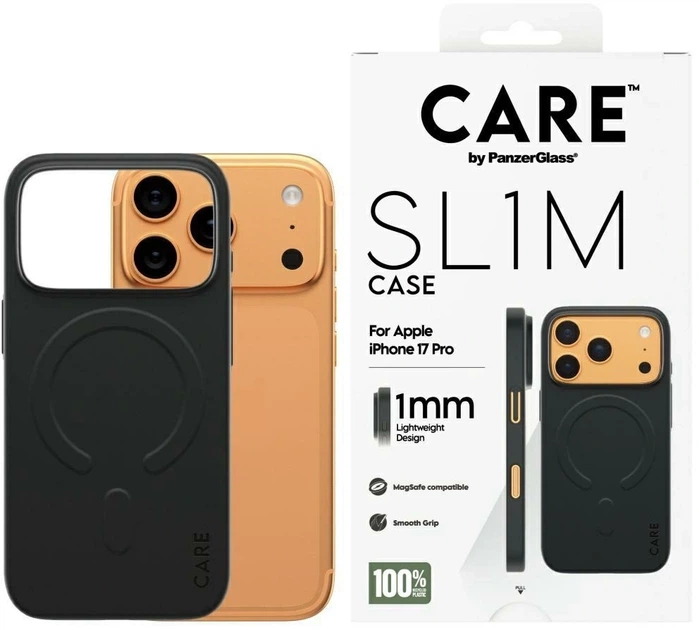 Панель CARE by PanzerGlass SL1M MagSafe для Apple iPhone 17 Pro Max Black (5715685035333) - зображення 4