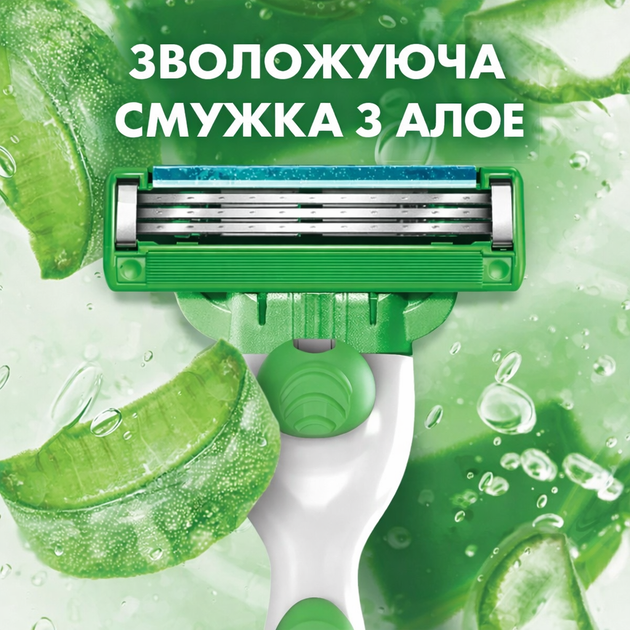 Картридж Gillette Mach3 (4) Sensitive без упаковки - изображение 4