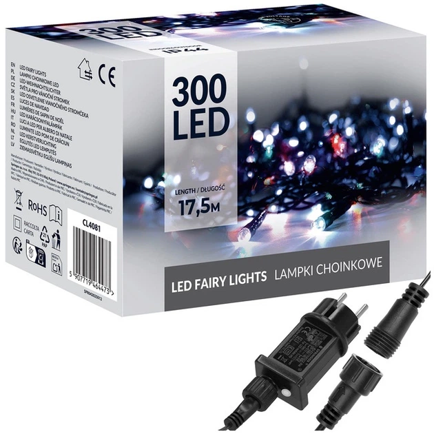 Lampki choinkowe Springos 300 LED 15 m (5907719464473) - obraz 2