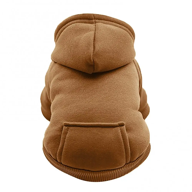Худі для маленьких собак з капюшоном Капучино Розмір XL Podarkus DK060-K-XL - Фото 2 Худі для маленьких собак з капюшоном Капучино Розмір XL Podarkus DK060-K-XL - зображення 2