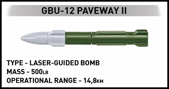Klocki konstrukcyjne Cobi Armed Forces samolot szkoleniowy nowej generacji AT-6 Wolverine 263 elementy (5902251059057) - obraz 2