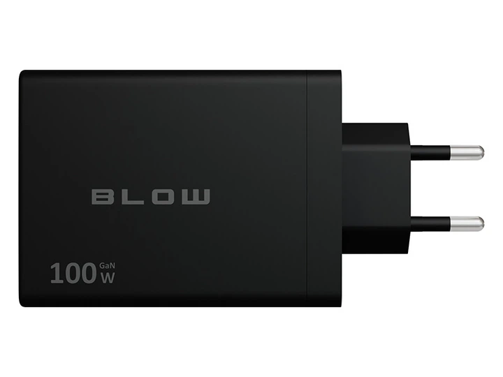 Ładowarka sieciowa Blow 76-031 gniazdo USB - Cx4 PD GAN 100W Czarna (5900804149248) - obraz 2