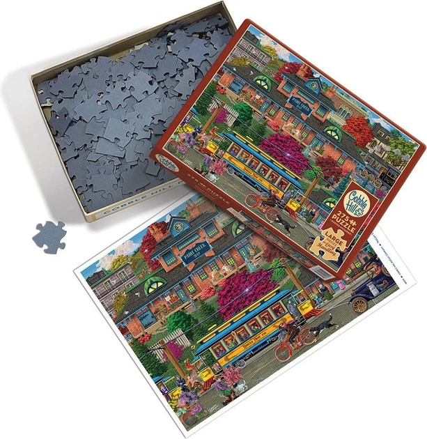 Пазл Cobble Hill Залізнична станція XL 275 елементів 112659 (625012480192) - зображення 3