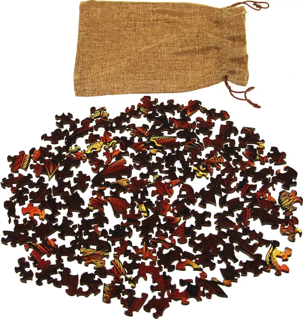 Дерев'яний пазл Eureka Лев 121 елемент (5425004736123) - зображення 4