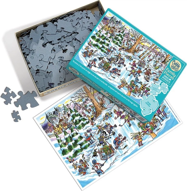 Puzzle Cobble Hill Hokejowe miasteczko 350 elementów 112687 (625012470322) - obraz 3