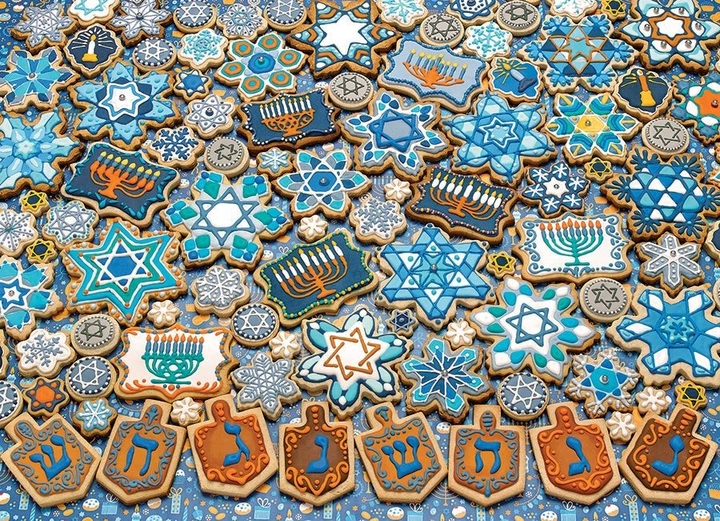 Puzzle Cobble Hill Chanukowe ciasteczka 1000 elementów 112242 (625012401258) - Zdjęcie 2 Puzzle Cobble Hill Chanukowe ciasteczka 1000 elementów 112242 (625012401258) - obraz 2