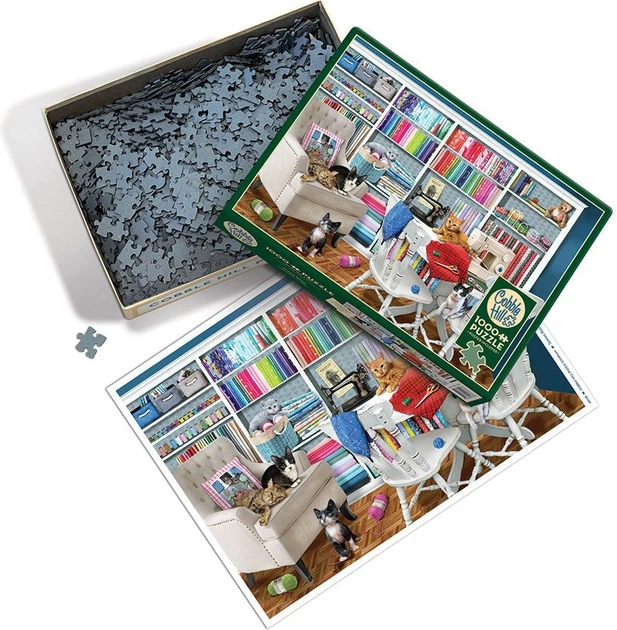 Пазл Cobble Hill Місце для шиття 1000 елементів 113605 (625012401388) - зображення 3