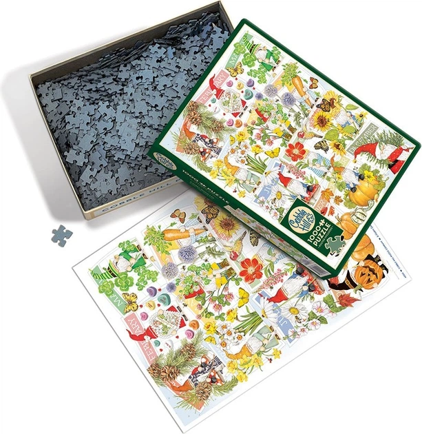 Puzzle Cobble Hill Szczęśliwego Życia Krasnali! 1000 elementów 112691 (625012402613) - obraz 3