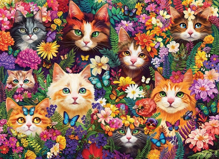 Пазл Cobble Hill Квітучі вуса 1000 елементів 113050 (625012402897) - зображення 2