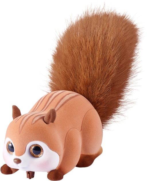 Интерактивная игрушка Pets & Robo Alive S1 Белочка Коричневая (9565E) - изображение 3
