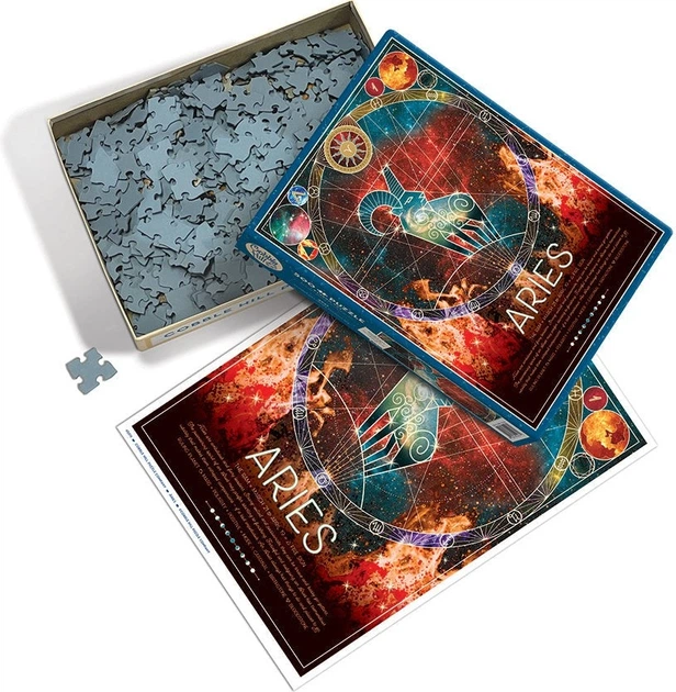Пазл Cobble Hill Знаки зодіаку Овен 500 елементів 112270 (625012450119) - зображення 3